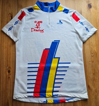Radtrikot Blacky vintage DOW Grösse XXL Velo Fahrrad Trikot