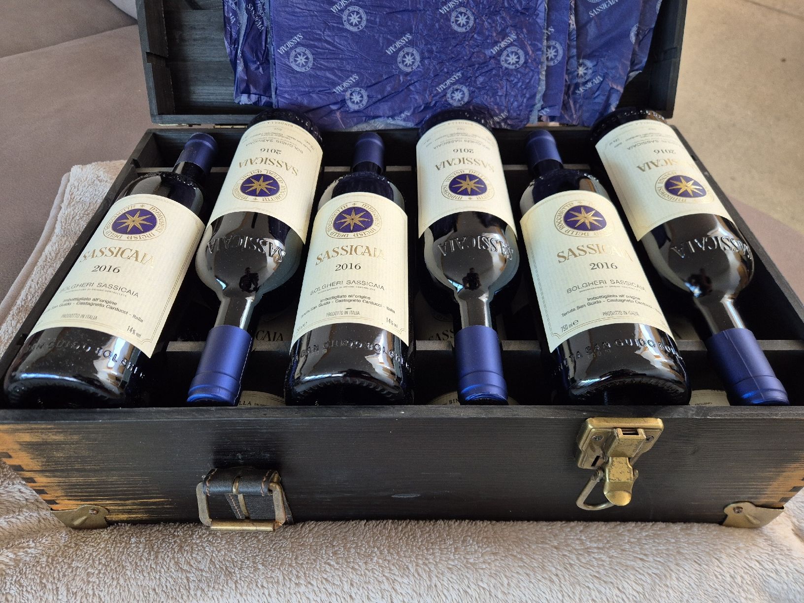 Sassicaia Vins: Sassicaia 2016 (12 Flaschen) – Neuf (Voir description) à La Punt Chamues-ch par Christian.81.
