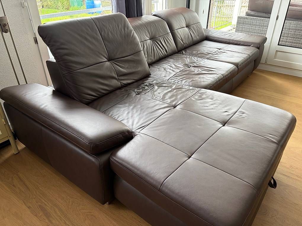 Sofas: Ecksofa in Leder – D'occasion à Balgach par BSM65 3