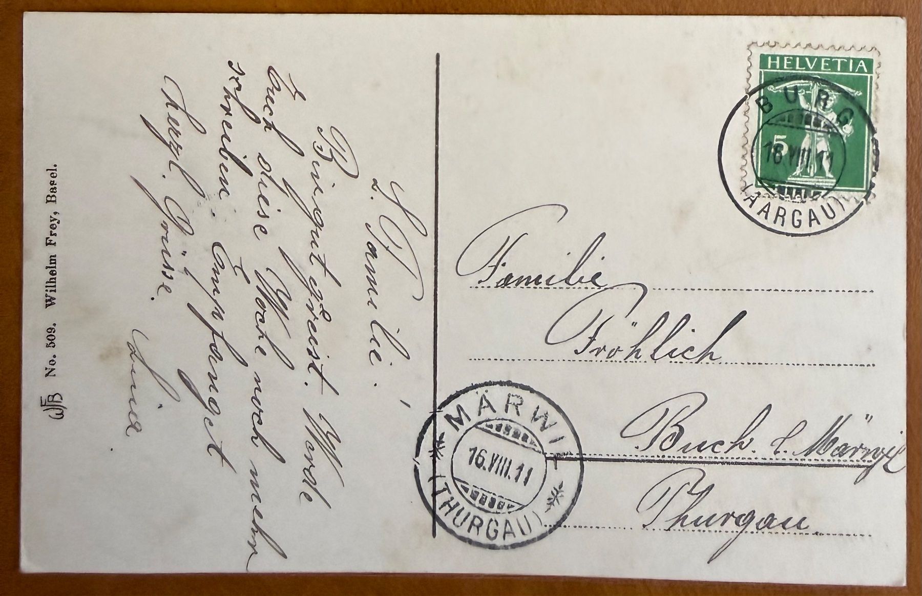 Ansichtskarten: Tellskapelle - Dampfschiff 1911 – Gebraucht aus Lutry von Ediego 1