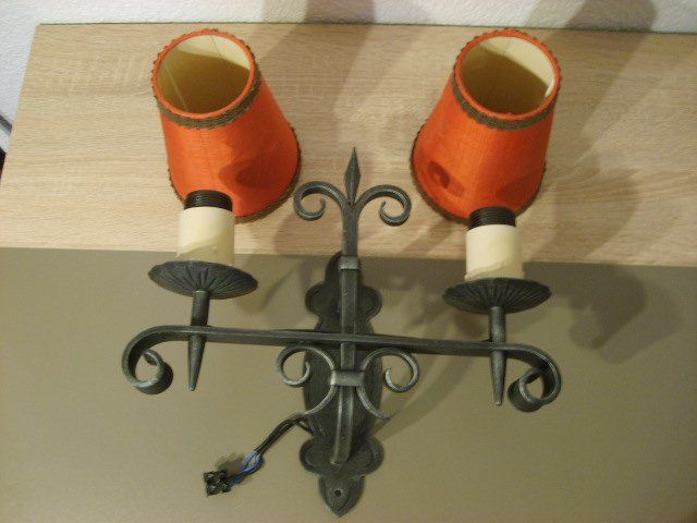 Lampen: *** Wandlampe aus Eisen *** – Gebraucht aus Altbüron von CoinWorld
