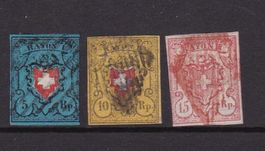 CH Briefmarken Lot "Rayon I, II + III"