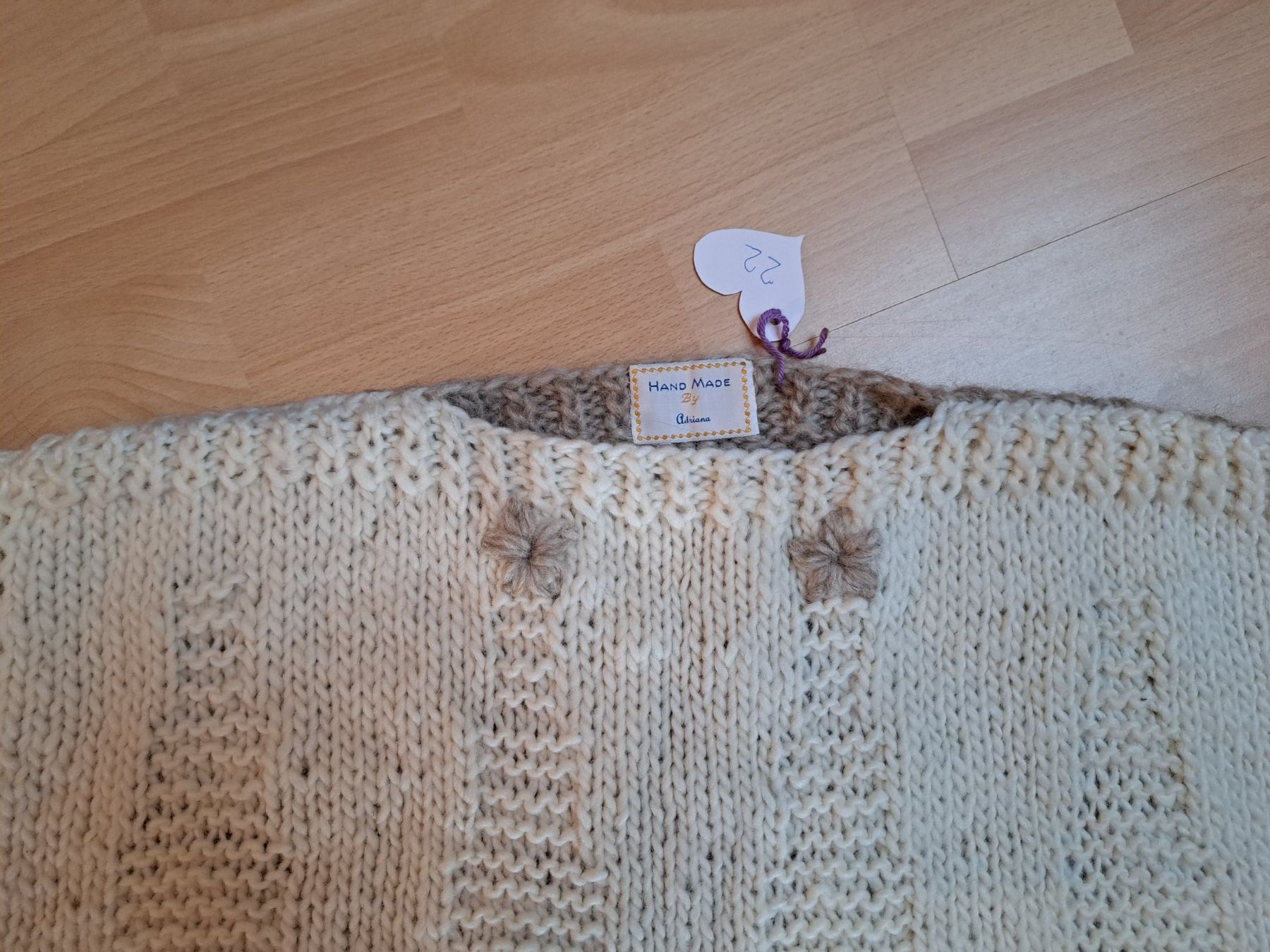 Pullover & Sweatshirts: Rarität: Wollpulli beige/braun. – Neu (gemäss Beschreibung) aus Hettiswil von san_kf5h 1