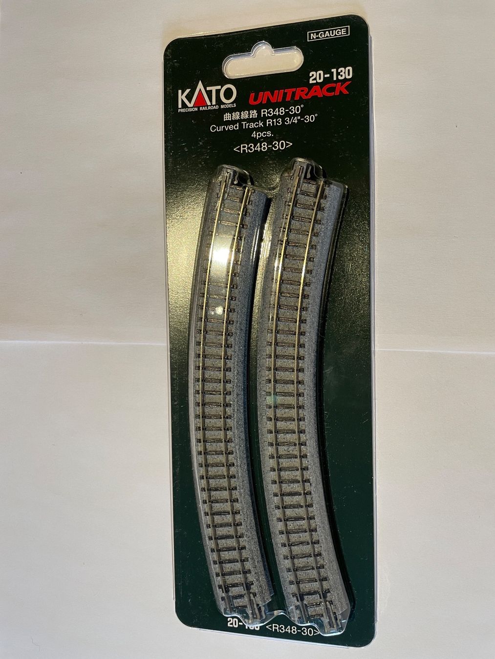 Kato Modellini di ferrovie: Kato Unitrack Kurve R348, 30 Grad – Nuovo e nell'imballaggio originale da Kleinandelfingen venduto da marco_85