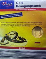 Gold Schmuck -Reinigungstücher – 3 Stück – Made in Germany