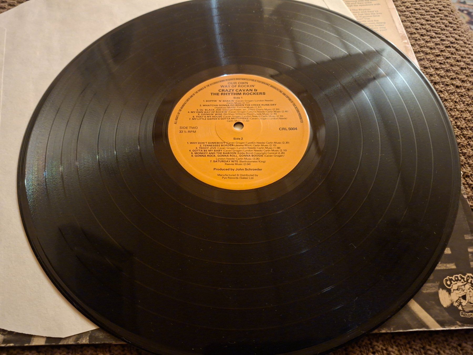 Dischi in vinile: Rock LP - Crazy Cavan 'N' The Rhythm Rockers – Usato da Bernex venduto da Wannabehasbeen01 5
