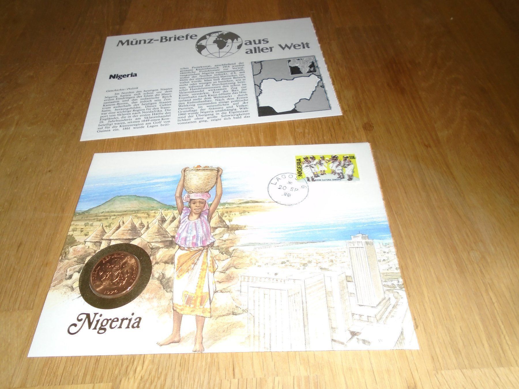 Tutti le monete: Münzbrief Nigeria – Usato da Olten venduto da Disc-Verkauf