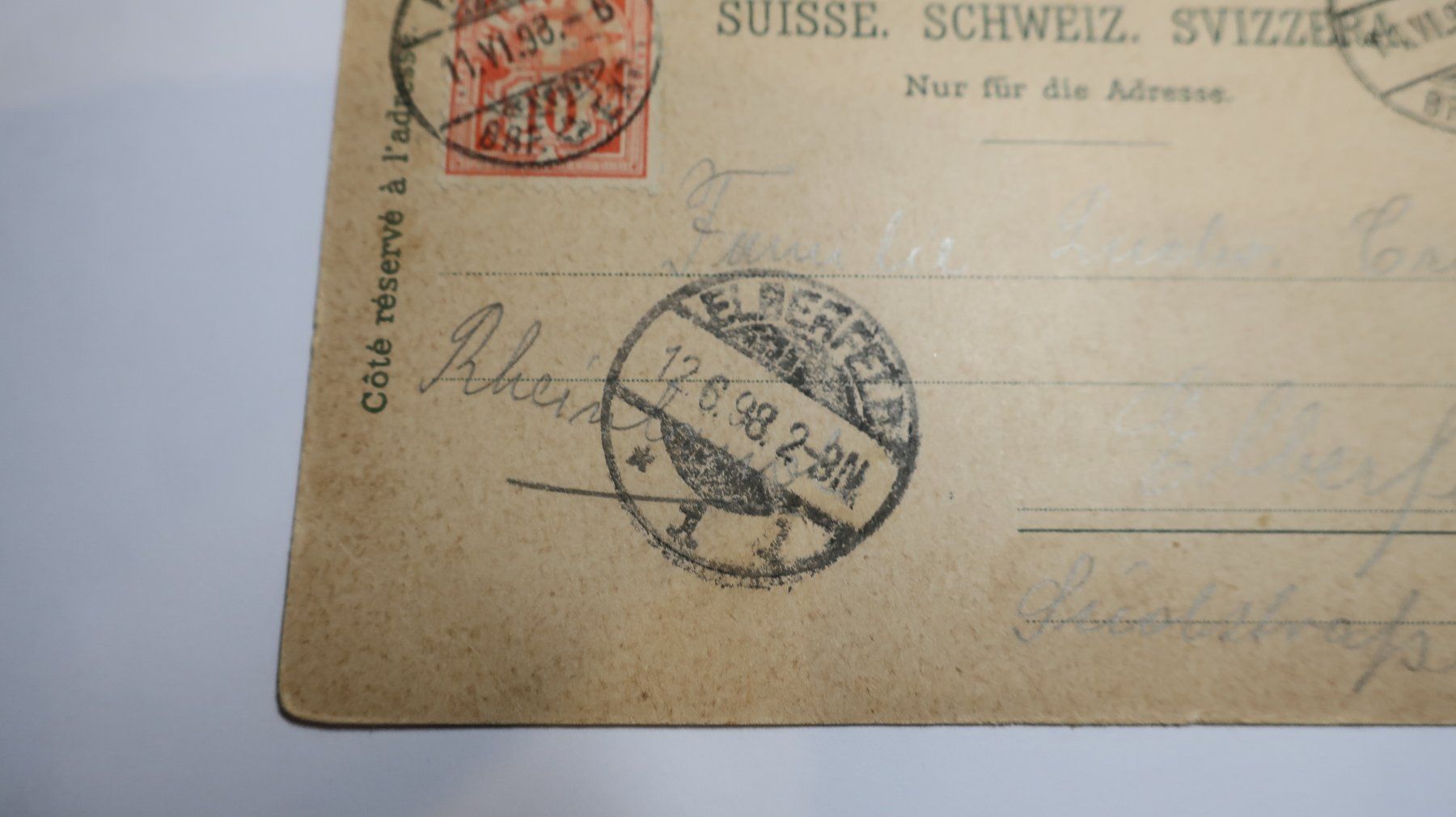 Cartoline postali: Gruss aus Interlaken 1898 – Usato da Cormoret venduto da Pascalll2001 5