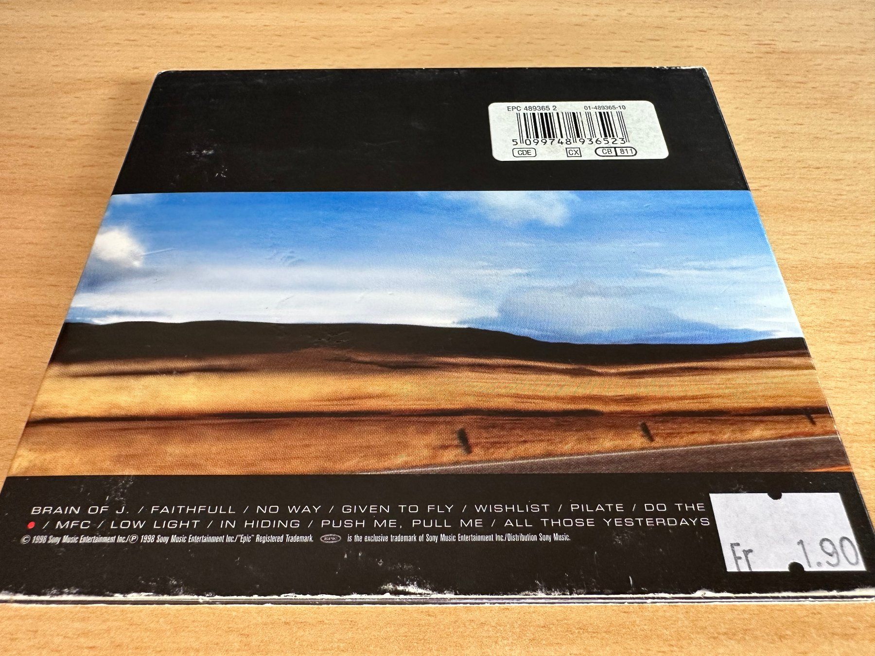 CDs: Pearl Jam – Yield – Gebraucht aus Rikon im Tösstal von Alpenmutz 1