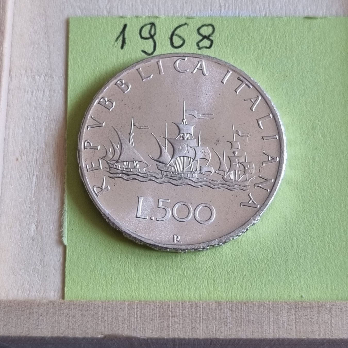 Tutti le monete: 500 Lire 1968 Italie ARGENT – Usato da Genève venduto da cor_2ryx 1