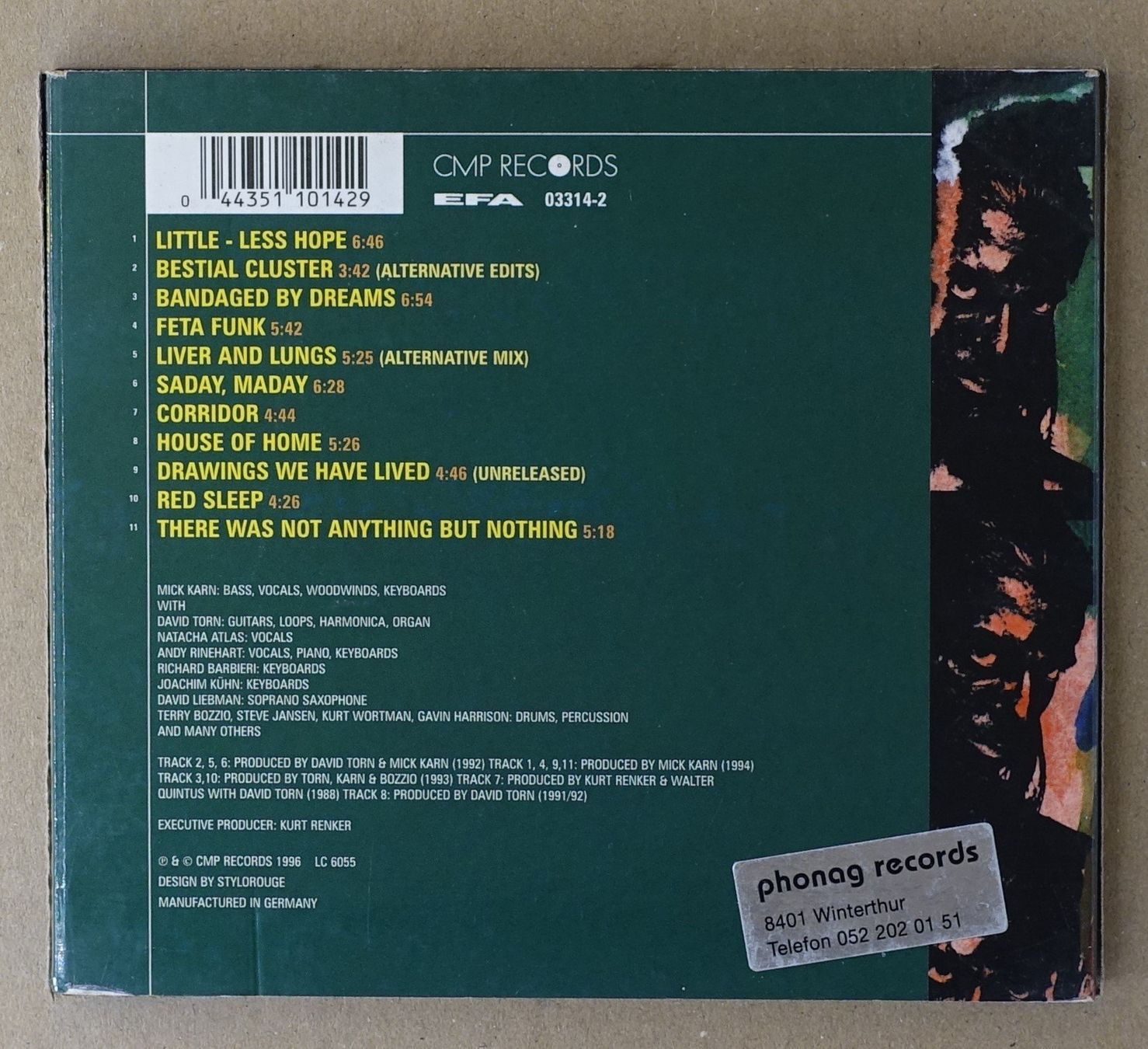 CD: The Mick Karn Collector's Edition - D3 – Usato da Sessa venduto da discoverymedia 1