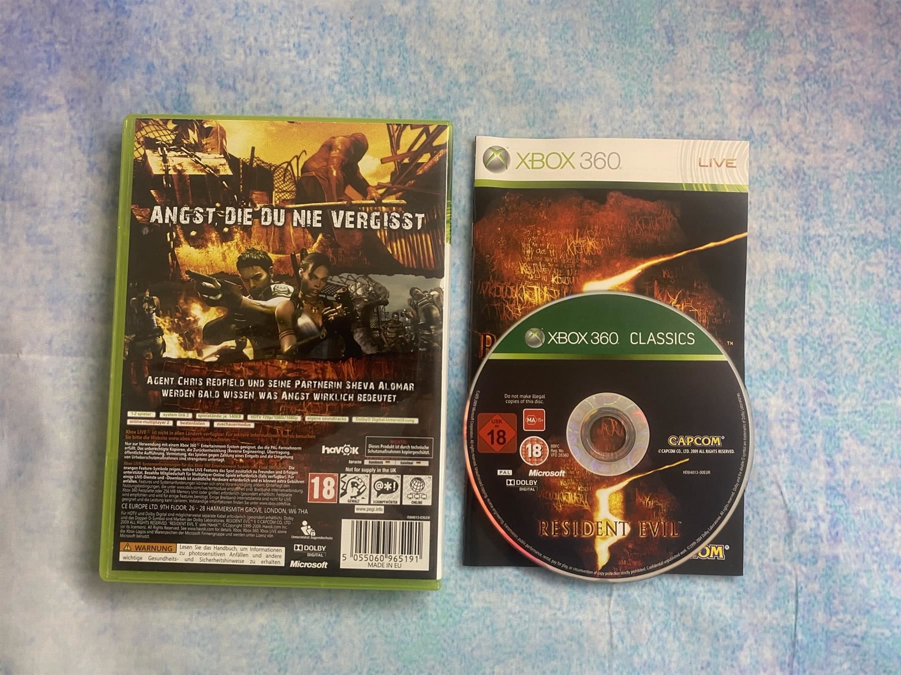 Giochi: Xbox360: Resident Evil 5 *Classics* – Usato da Märstetten venduto da AlienNova 1