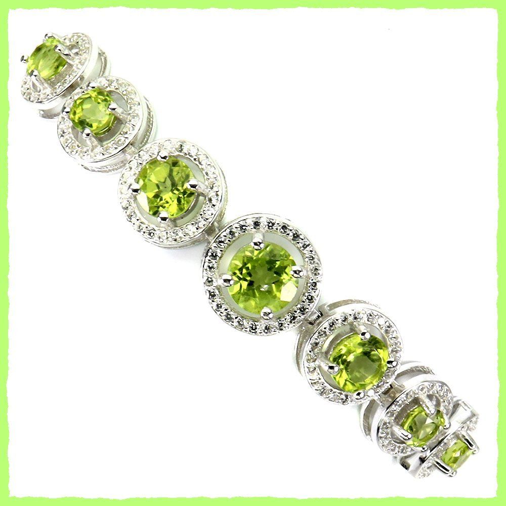 Armbänder & -reifen: ♛ Peridot Armband 925 Silber – Neu und originalverpackt aus Oberglatt ZH von Hot-Spot