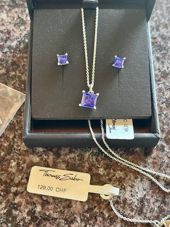 Thomas Sabo Ketten: Parure Thomas Sabo bleu neuf – Neu und originalverpackt aus Perroy von barballalla 1