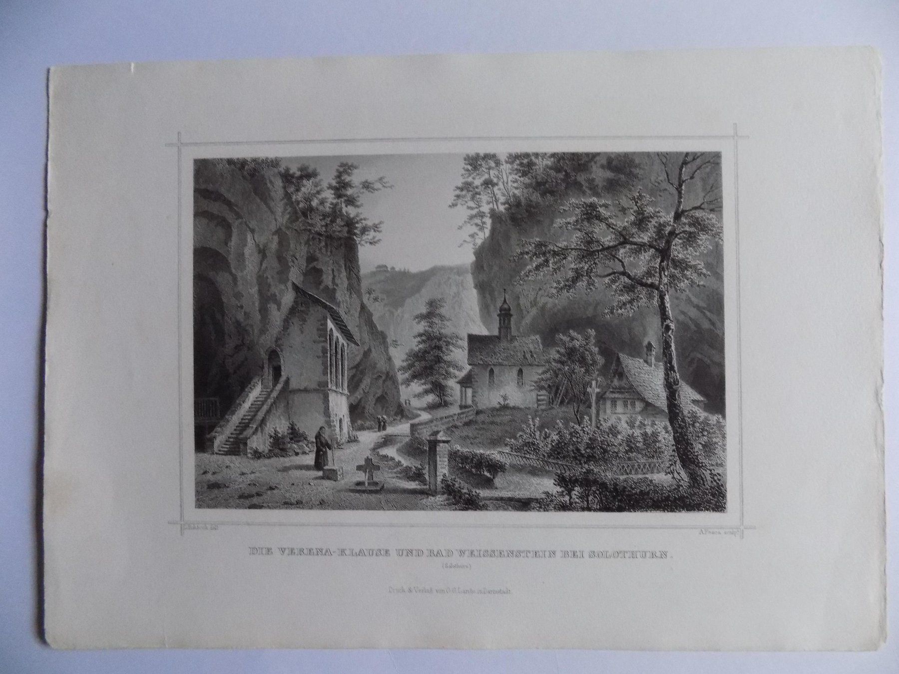 Gravures: St. Verena Klause in Solothurn – D'occasion à Risch par Antikfee