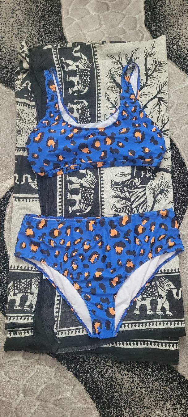 Vestiti: Robe longue imprimée bleue et blanche 4XL/Neuve – Nuovo (secondo la descrizione) da Vevey venduto da x_y_f 8