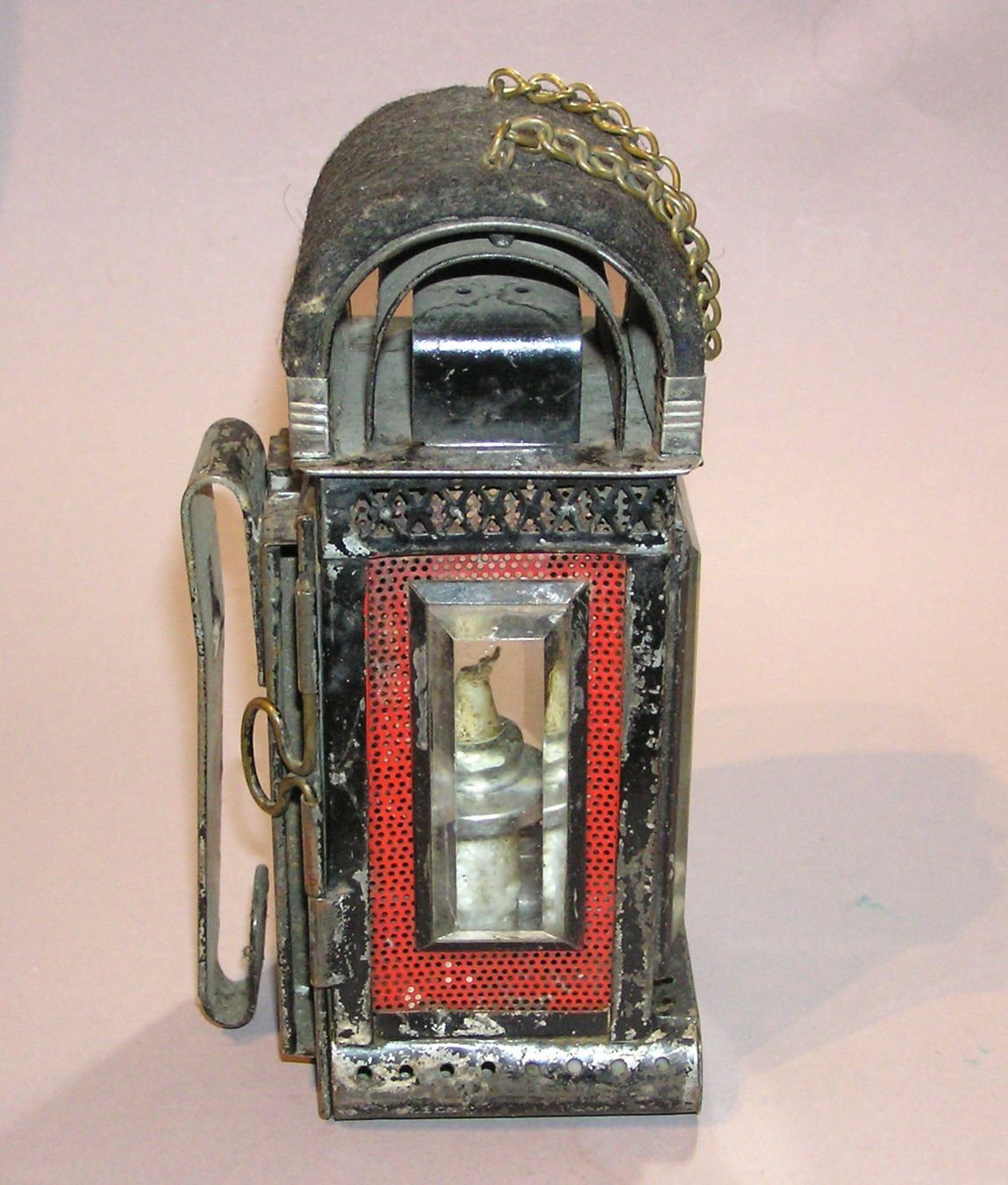 Lampade: ANTIKE KERZENLATERNE LERCH BURGDORF – Usato da Grenchen venduto da Antique-hunter 2