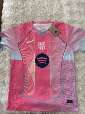 Fussballtrikot FC Barcelona Lewandowski 9 pink Gr L