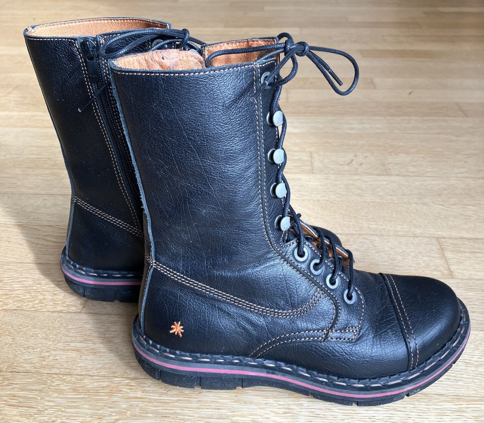 Art Scarpe da donna: Art "Assen" schwarze Leder Stiefel Gr. 36 – Usato da Wolfwil venduto da Verbenia 3