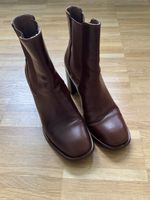Bottines Minelli en cuir marron, taille 38