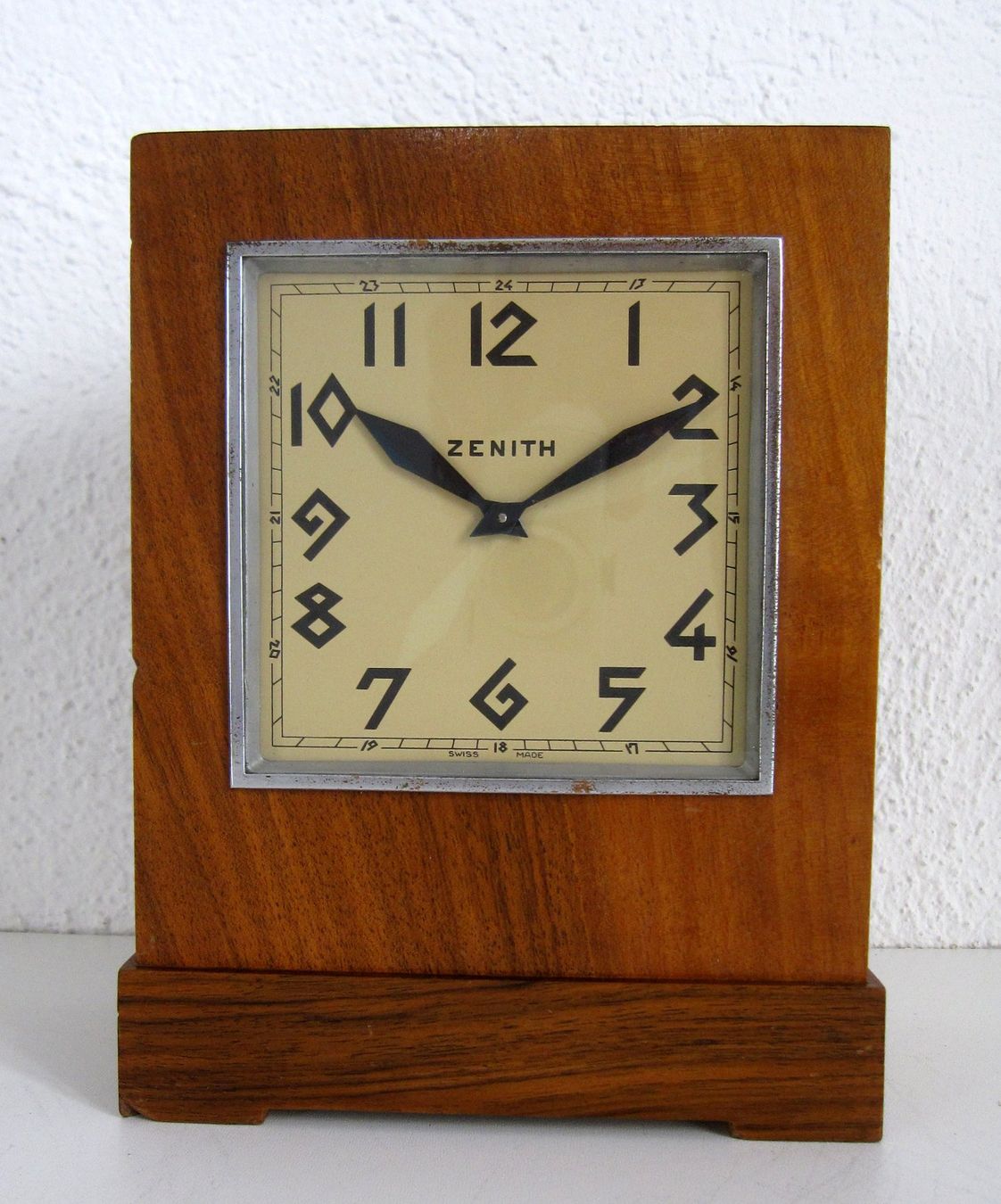 Zenith Orologi: Zenith Spar Wecker, Art Deco, ca. 1930 / 40 – Usato da Niederhelfenschwil venduto da snake9527