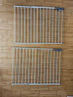 2x reer Türgitter/ Treppengitter zum Schrauben, 75-110cm