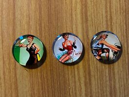 Magnet Pinup Elvgreen Rockabilly 3Stk.