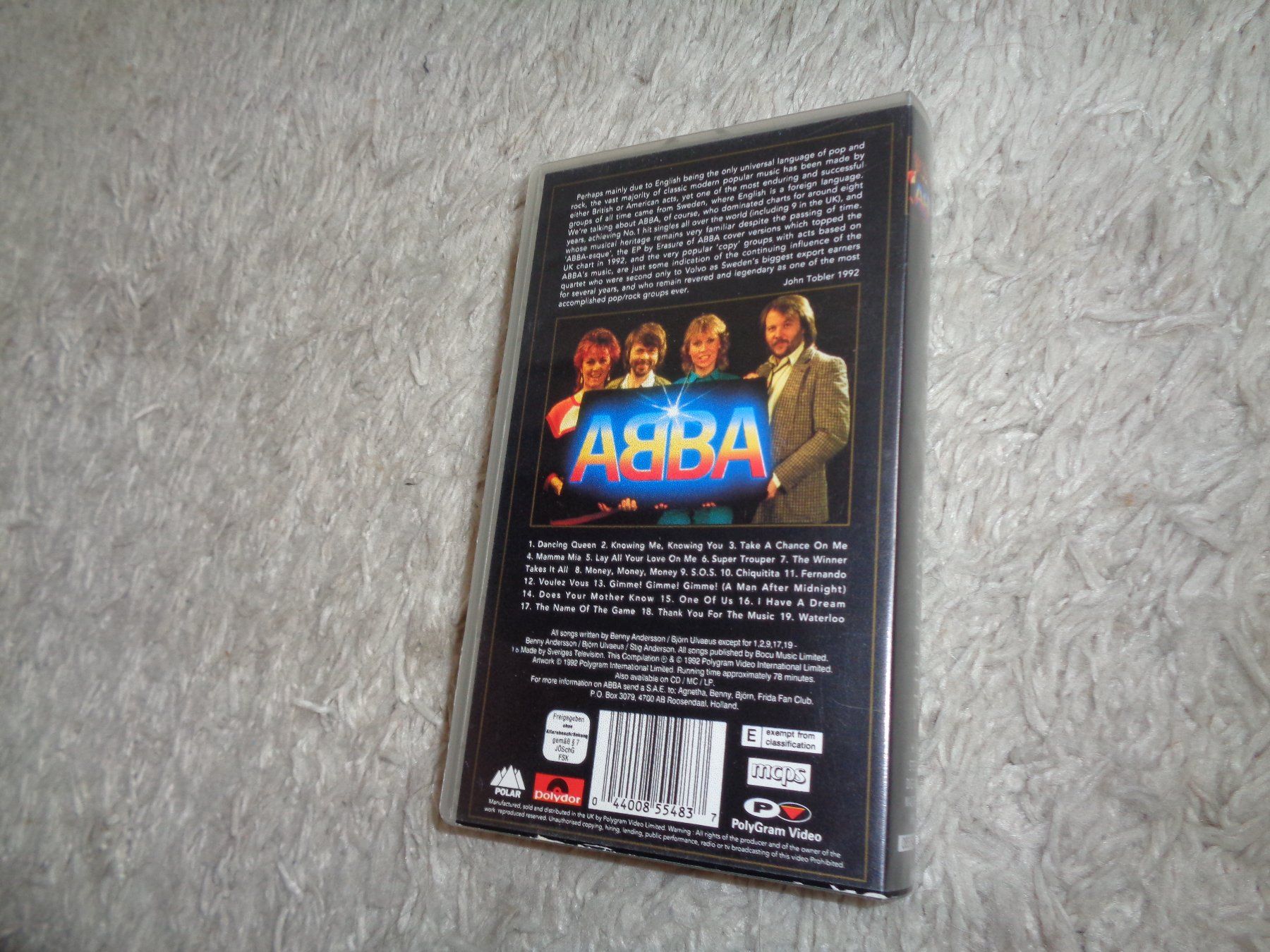 Alle VHS: *** ABBA GOLD *** Greatest Hits VHS – Gebraucht aus Othmarsingen von Leuchtturmlady 2