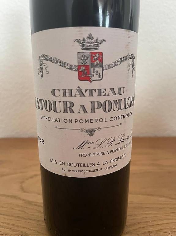 Vino: Wein - Château Latour a Pomerol - 1982 – Nuovo (secondo la descrizione) da Triesen venduto da Chevalley 1