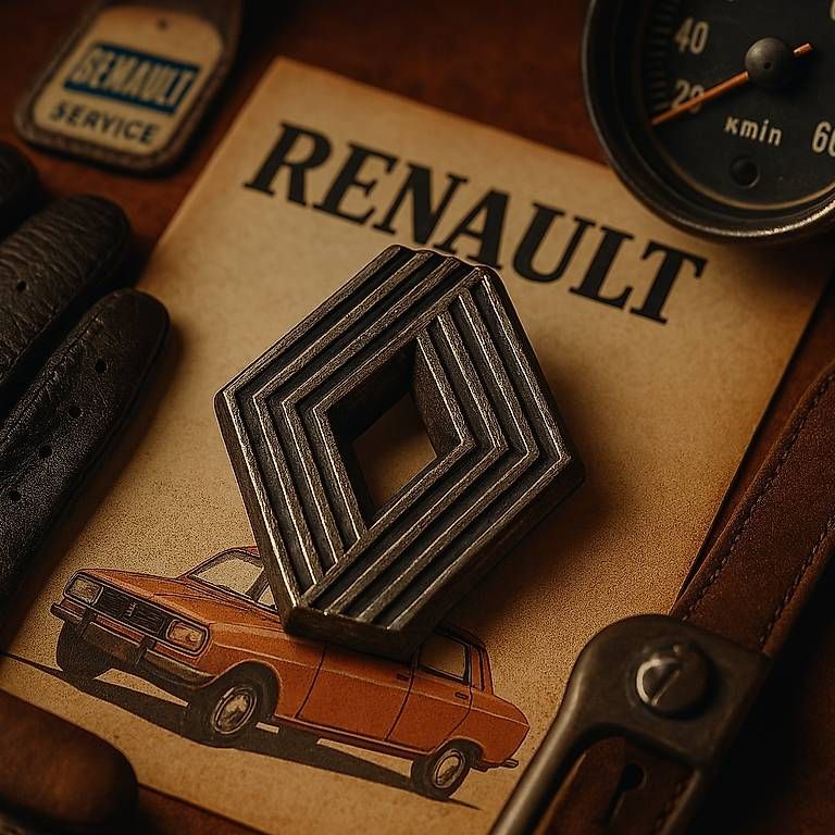 Tutti pezzi di ricambio auto: Original Vintage Renault Emblem – Usato da Biel/Bienne venduto da lef_2jnx