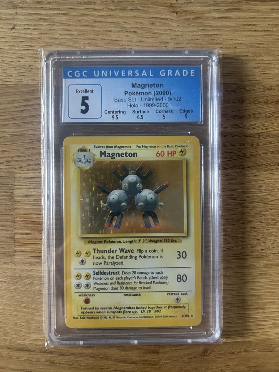 Pokémon Sammelbilder & Trading cards: Pokemon Magneton CGC 5  – Gebraucht aus Kestenholz von Norvik