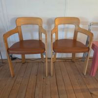 2x Bruno Rey Armlehnstühle, 1980 Swiss Dietiker Armchair 2/2