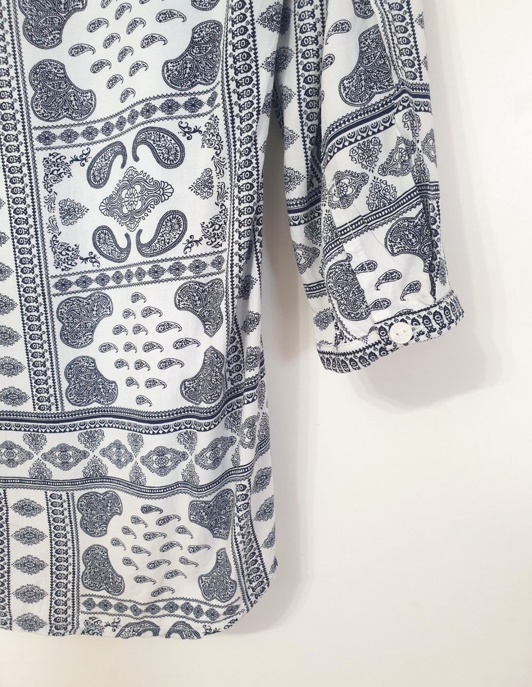 Tom Tailor Camicette: Tom Tailor Damen Bluse Grösse 36 - navy weiss – Usato da Oetwil an der Limmat venduto da dhantal 9