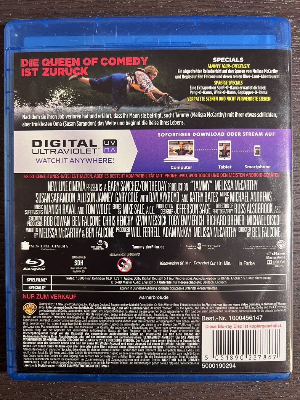 Tutti i DVDs: Tammy - Voll abgefahren – Usato da Zürich venduto da Blu-ray_ZH 1