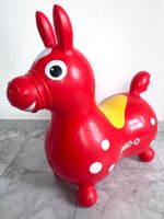 Rotes Sitz- und Hüpfpferd Rody Gymnic Cavallo Kult
