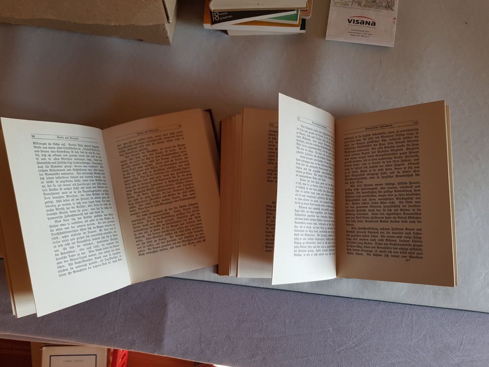 Livres: antike Bücher: Ricarda Huch Band I + II aus 1920 – D'occasion à Walterswil BE par Lonitti 4