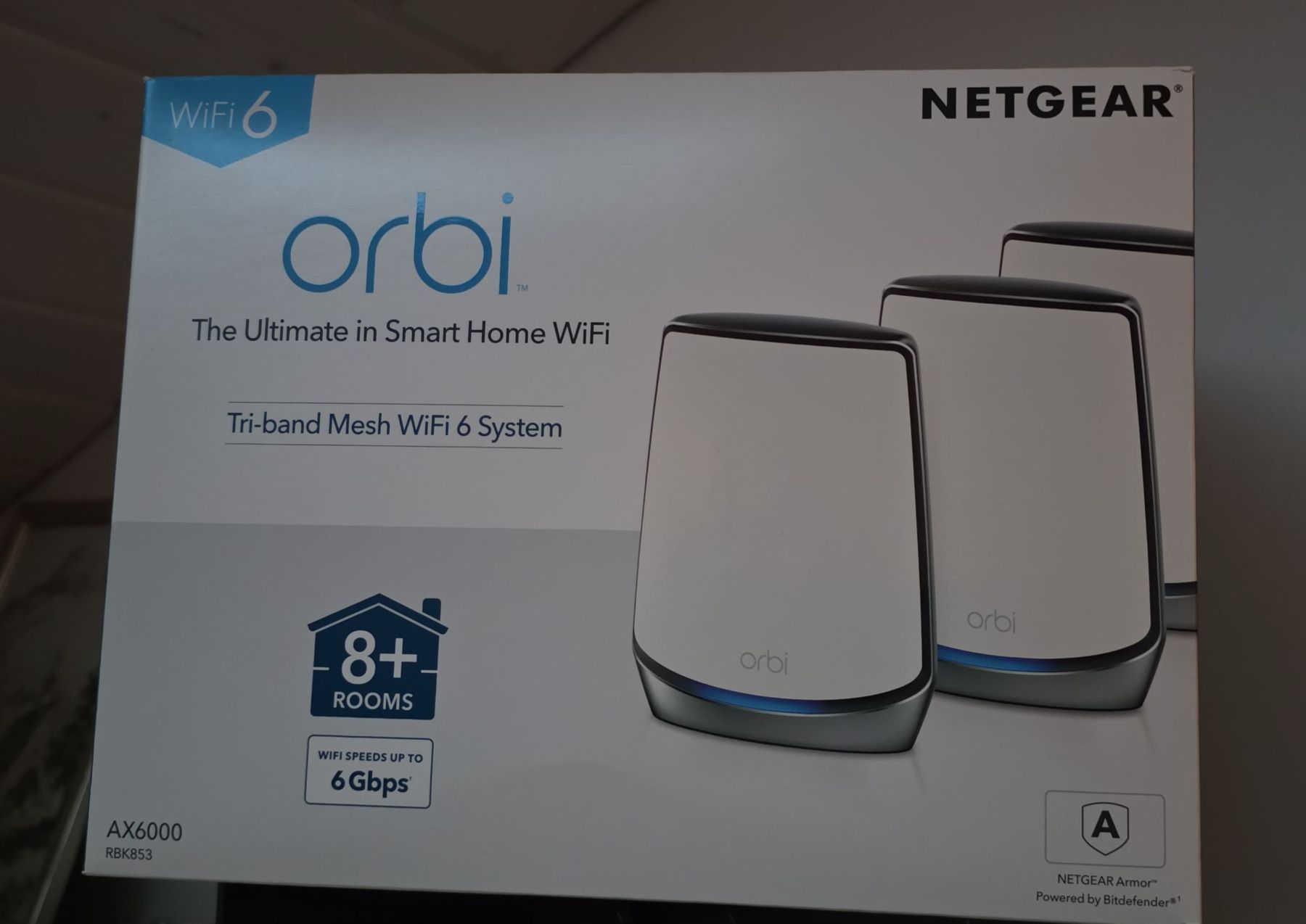 Système WiFi Mesh Orbi Netgear AX6000 -RSB850 Routeur+2AP (Neu (gemäss ...