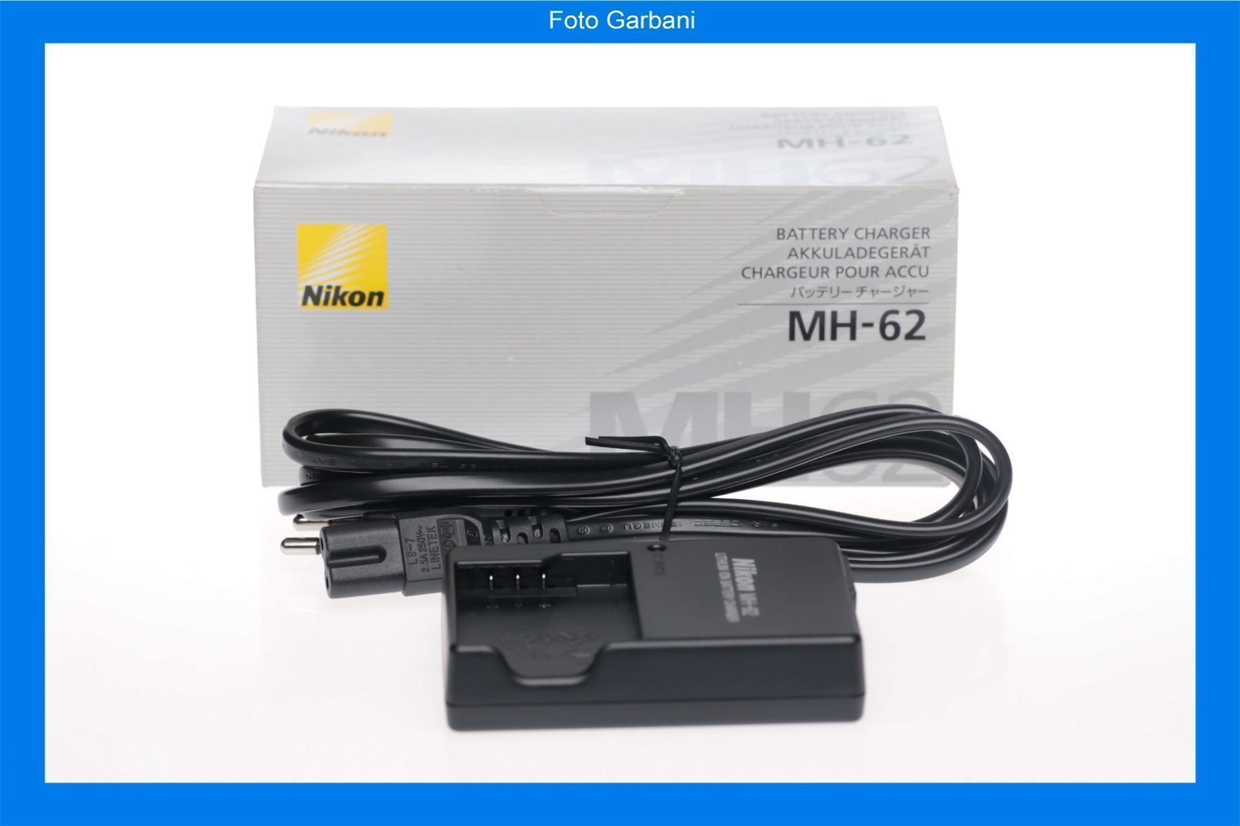 Nikon Altri Accessori: Nikon Mh-62 battery charger – Nuovo e nell'imballaggio originale da Muralto venduto da FotoGarbani 1
