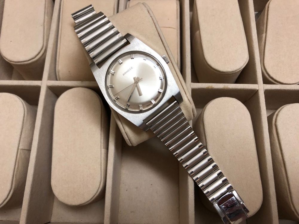 Montre Vintage SANDOZ Mécanique Femme - Ne Fonctionne Pas - Pièce De Collection