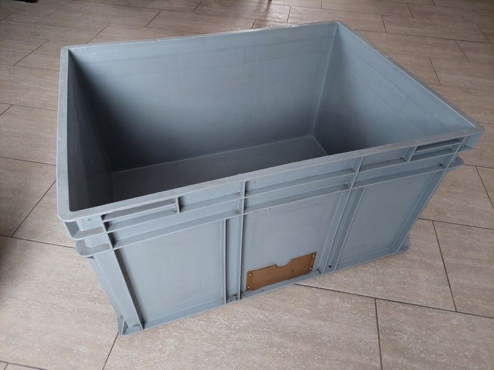 Blaue Kunststoff-Lagerboxen – Stapelbare Werkstattboxen, Kommissionierboxen, Robust, Für Teile Und Zubehör
