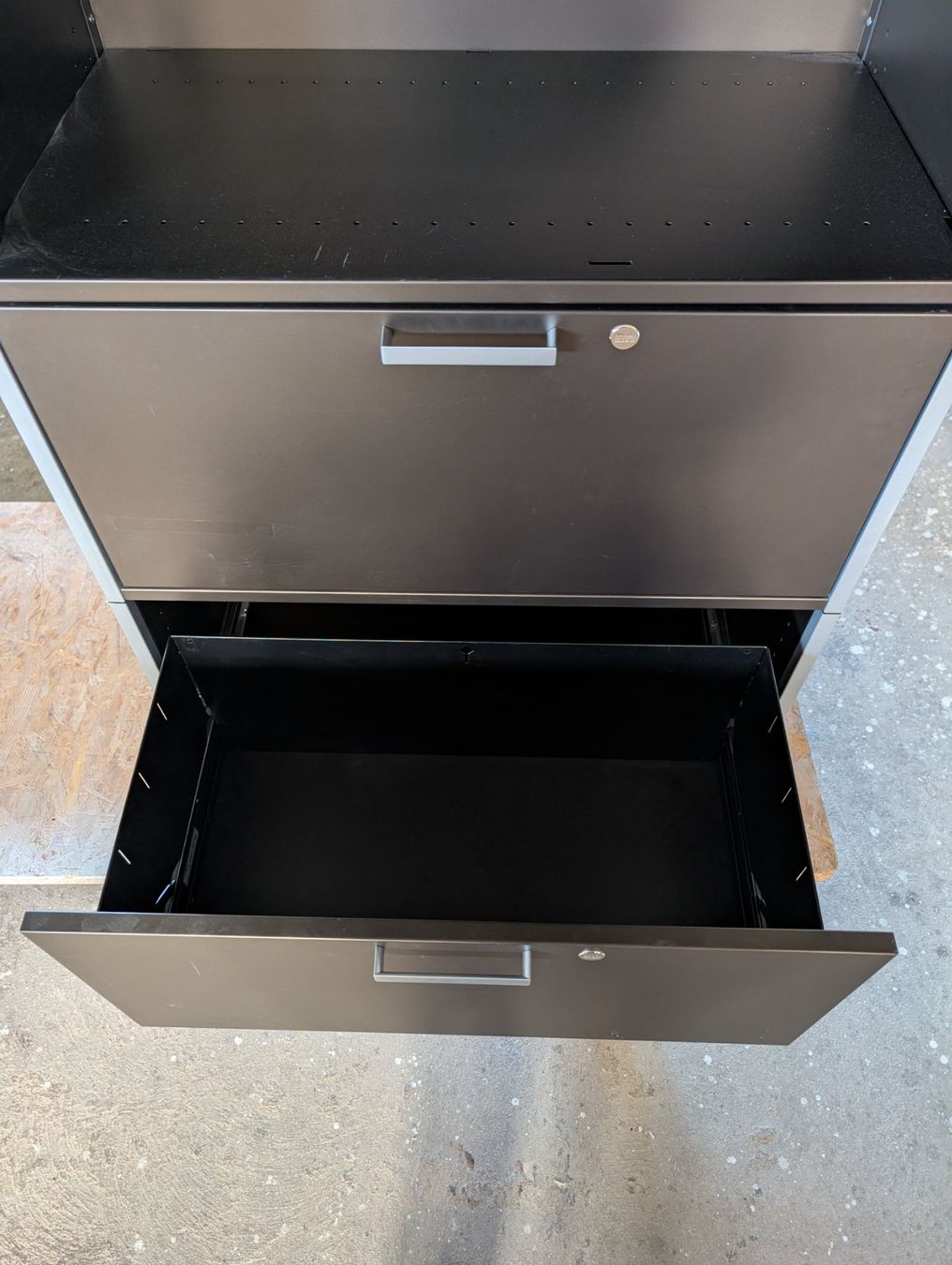 Embru Schränke: Büromöbel Embru eQ, Aluminium braun, 5-Elemente – Gebraucht aus Rüedisbach von inf_kxq8 4