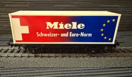 Märklin H0 SBB Containerwagen Miele, neuwertig