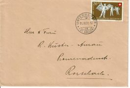 Brief Unterwasser 1951