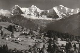 Beatenberg, Waldegg mit Eiger, Mönch, Jungfrau