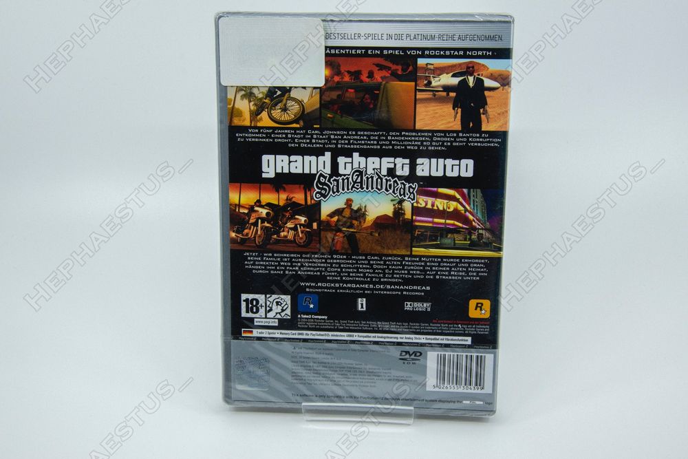 Playstation PS2 Grand Theft Auto GTA San Andreas Trilogy Graded CGC 9.9 Seal A