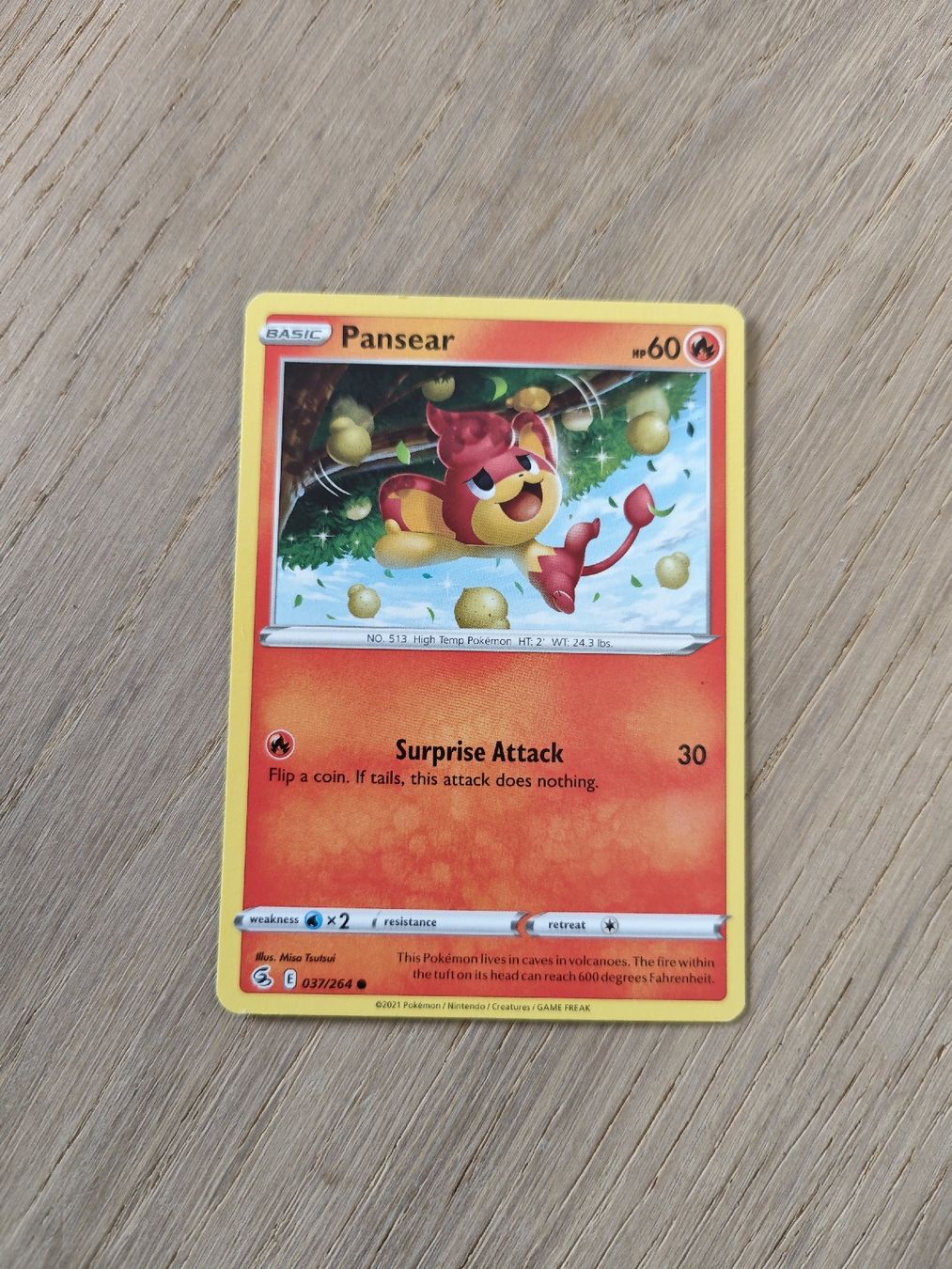 Pokémon Carte collezionabili: Carte Pokémon Pansear – Nuovo (secondo la descrizione) da Neuchâtel venduto da nbr_z8jr
