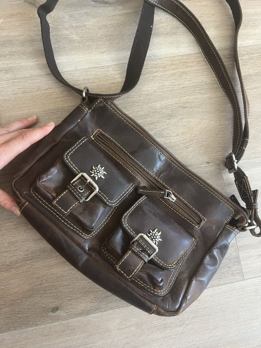 Edelweiss Taschen: Ledertasche braun Edelweiss – Gebraucht aus Bremgarten AG von Anna1999999 3