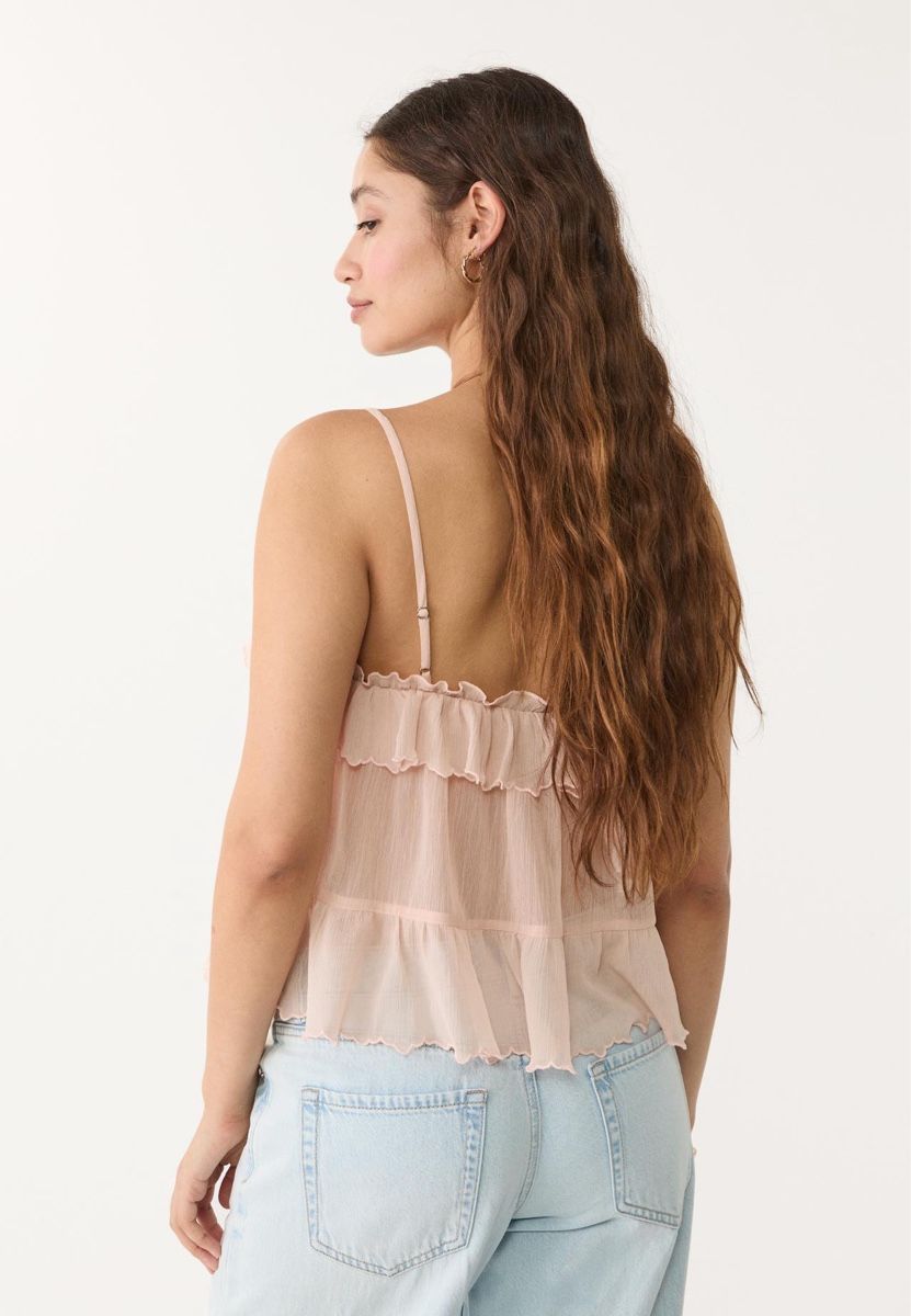 Stradivarius Tops: Stradivarius Flowing Strappy Lace TOP S – D'occasion à Rümlang par svent 2