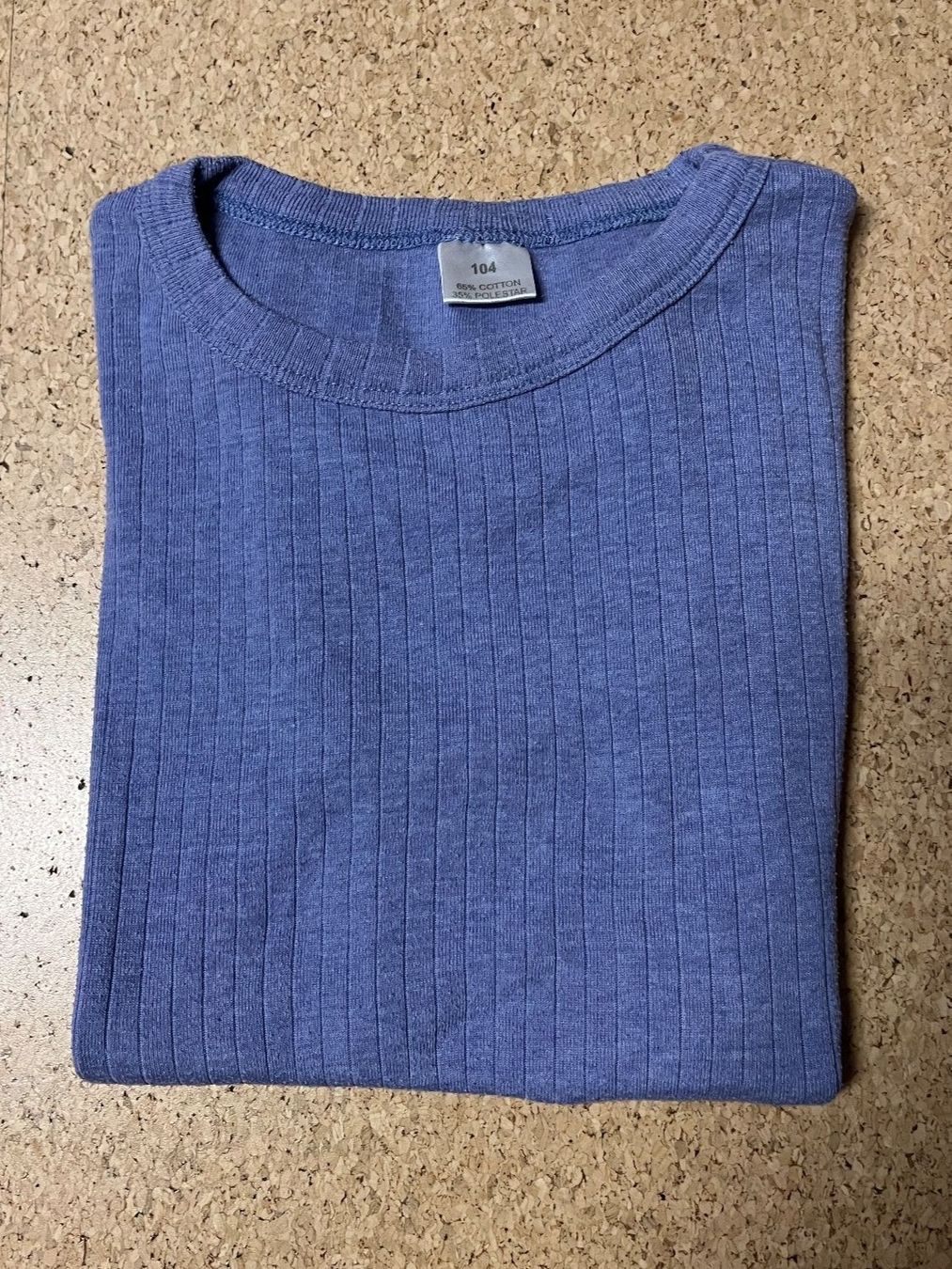Biancheria intima: Thermoshirt kurzarm, hellblau, Gr. 104 – Usato da Grosswangen venduto da Vita500 1