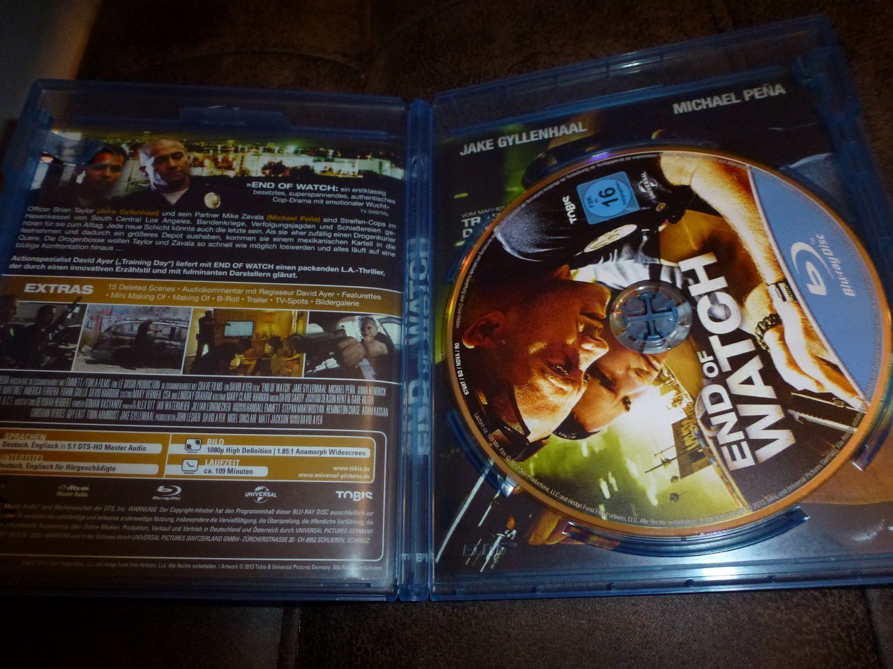 Alle DVDs: End of Watch BLU-RAY – Gebraucht aus Olten von Disc-Verkauf 1